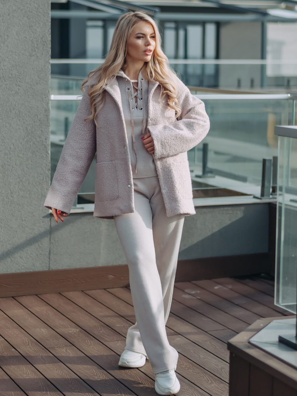 Oversized Warm Short Coat