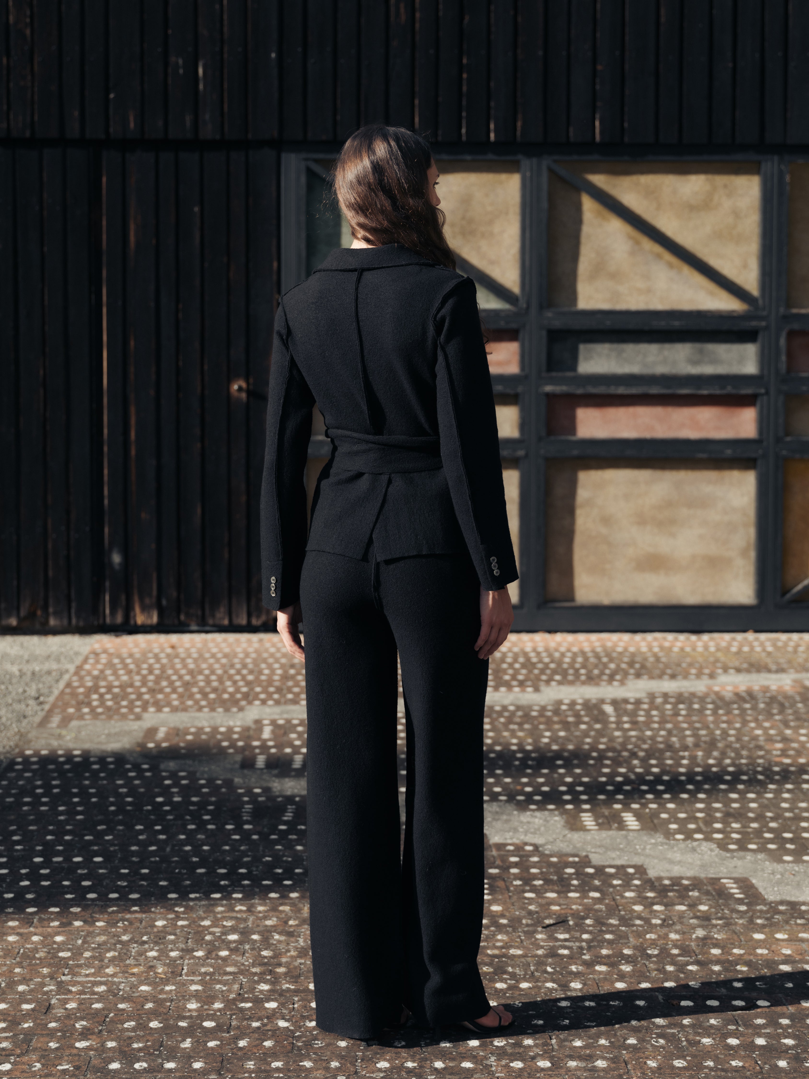 Boiled Wool Bar Jacket